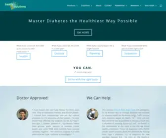 Healthesolutions.com(Learn the Diabetes Natural Lifestyle Solution) Screenshot