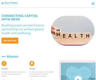 Healthfinanceinstitute.org(Health Finance Institute) Screenshot