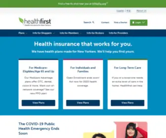 Healthfirst.org(Healthfirst) Screenshot