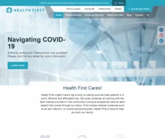 Healthfirstcares.com(MEDcare Urgent Care) Screenshot