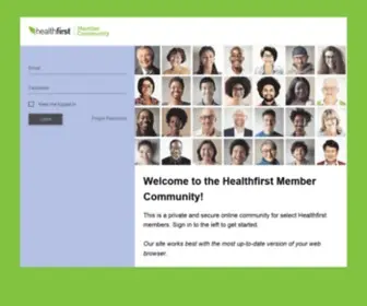 Healthfirstmembercommunity.org(Healthfirst Member Community) Screenshot