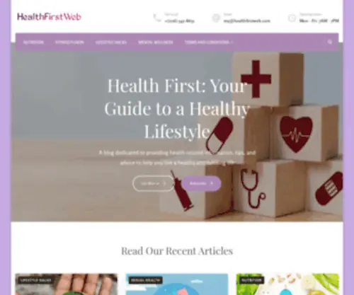 Healthfirstweb.com(Healthfirstweb) Screenshot