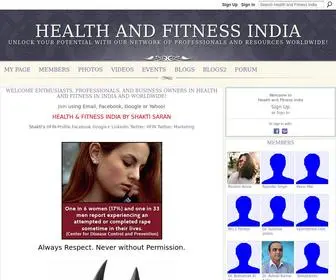 Healthfitnessindia.com(Health and Fitness India) Screenshot