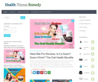 Healthfitnessremedy.com(Health Fitness Remedy) Screenshot