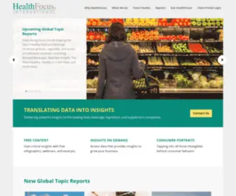 Healthfocus.com(Know More First about Consumer Motivations to Eating for Health) Screenshot