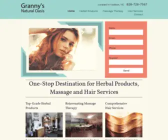 Healthfoodproductsnc.com(Granny's Natural Oasis) Screenshot