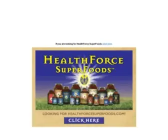 Healthforce.com(HealthForce SuperFoods) Screenshot