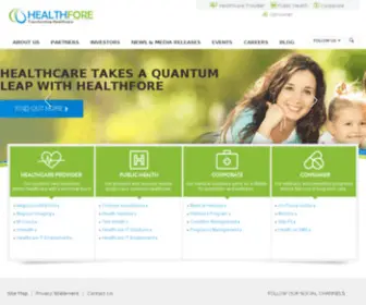 Healthfore.com(healthfore) Screenshot