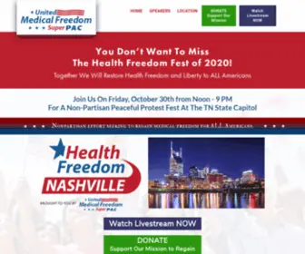 Healthfreedomnashville.com(Health Freedom Nashville) Screenshot