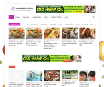 Healthfularticles.com(Healthful Articles Home) Screenshot