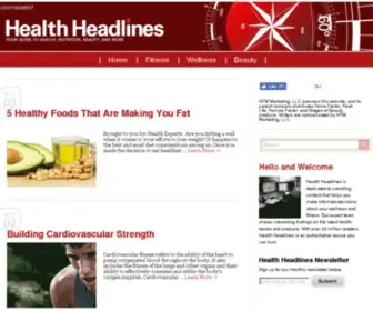 Healthheadlines.com(Health Headlines) Screenshot