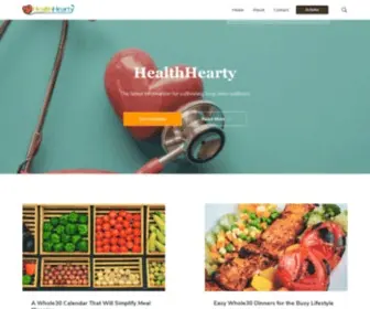 Healthhearty.com(HealthHearty Holistic Health) Screenshot