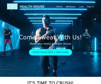 Healthhouseathome.com(At Home Workouts) Screenshot