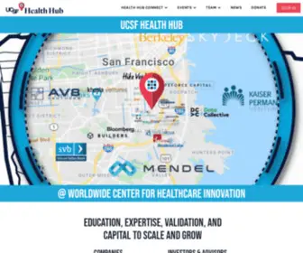 Healthhubsf.com(UCSF Health Hub) Screenshot