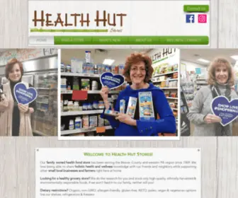 HealthhutStores.com(Health Hut Stores) Screenshot