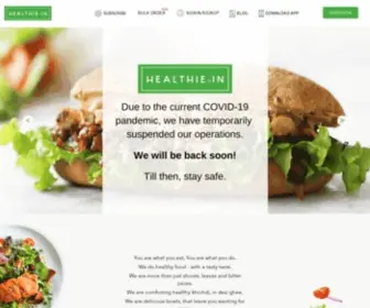 Healthie.in(Order Healthy Food Online) Screenshot