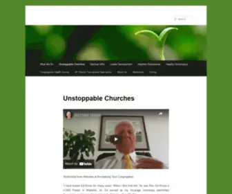 Healthierchurch.org(Development Programs for Churches In US) Screenshot