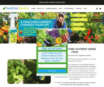 Healthiergarden.com(HealthierGarden) Screenshot