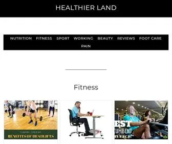 Healthierland.com(Share many Tips for a Healthier Life) Screenshot