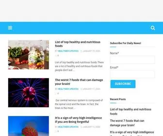 Healthierlife4You.com(Healthierlife4you) Screenshot