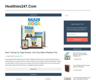 Healthies247.com(Healthies 247) Screenshot