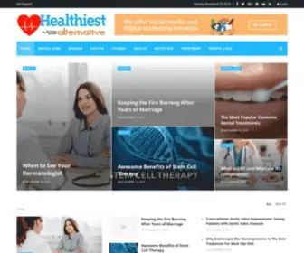 Healthiestalternative.com(Health Blog) Screenshot