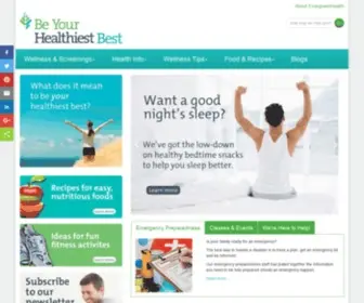 Healthiestbest.com(Living your healthiest best) Screenshot