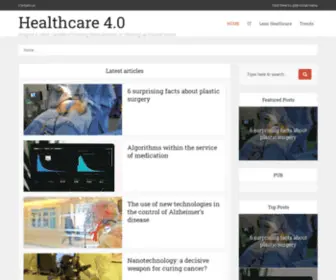 Healthindustrymasters.com(Healthcare 4.0) Screenshot