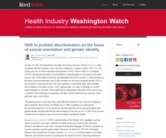 Healthindustrywashingtonwatch.com(Health Industry Washington Watch) Screenshot