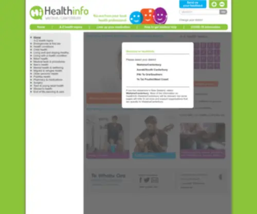 Healthinfo.org.nz(Healthinfo) Screenshot