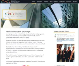 Healthinnovation2030.org(Health Innovation Exchange) Screenshot