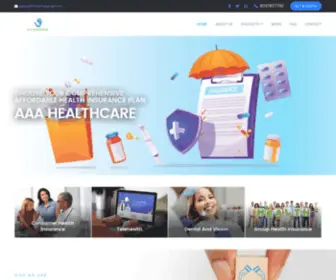 Healthinsuranceaaa.com(Individual insurance plans) Screenshot