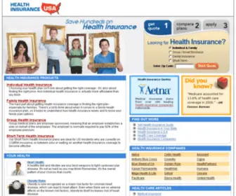 Healthinsuranceusa.com(Health Insurance) Screenshot