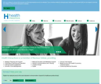 Healthinteractions.com(Health Interactions) Screenshot