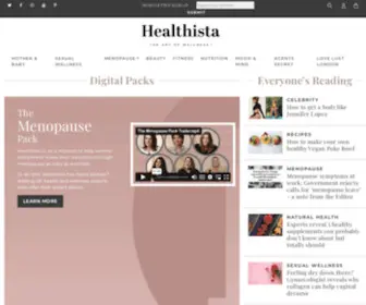 Healthista.com(The health channel for women) Screenshot