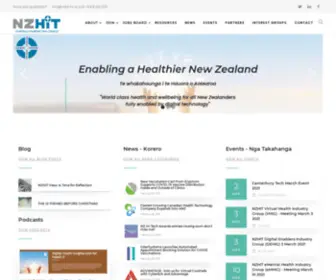 Healthit.org.nz(NZHIT) Screenshot