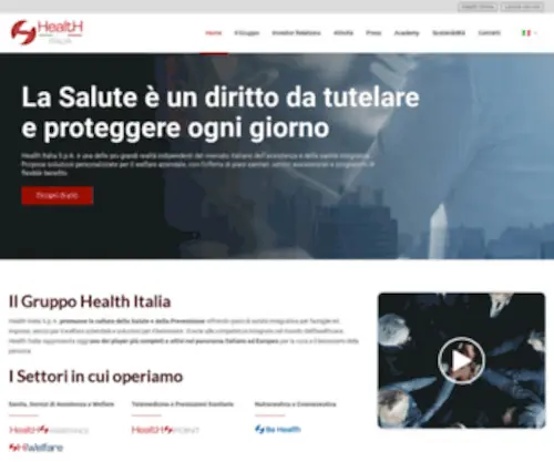 Healthitalia.it(Health Italia S.p.A) Screenshot