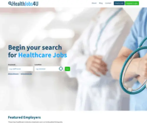 HealthJobs4U.com(Find the perfect Nursing Jobs) Screenshot