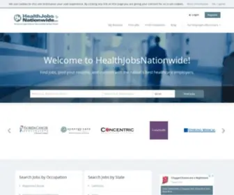 HealthJobsusa.com(Health Jobs Nationwide) Screenshot