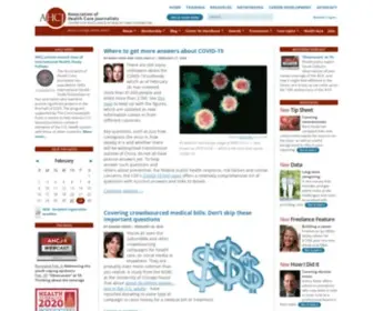 HealthJournalism.org(Association of Health Care Journalists) Screenshot