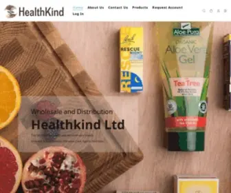 Healthkind.co.uk(Bespoke nutritional supplements from HealthKind) Screenshot