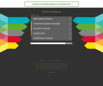 Healthknowledge.eu(healthknowledge) Screenshot