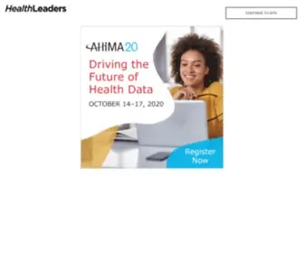 Healthleadersmedia.com(HealthLeaders Media) Screenshot