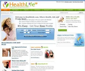 Healthlife.com(Lean, Healthy, Energized) Screenshot