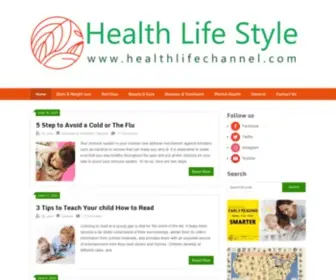 Healthlifechannel.com(Healthy Lifestyle) Screenshot