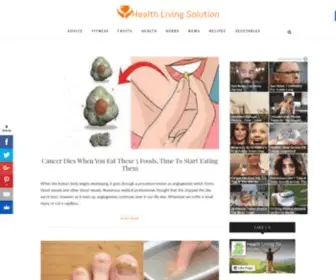 Healthlivingsolution.com(Shop for over 300) Screenshot