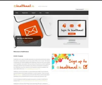 Healthmail.ie(Healthmail Registration Portal) Screenshot