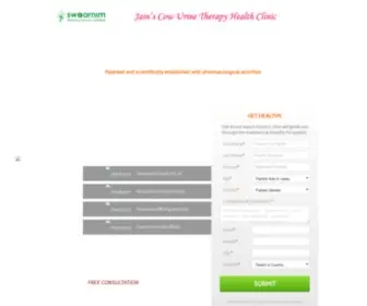 Healthmailer.info(Jain\’s Cow Urine Therapy Health Clinic) Screenshot