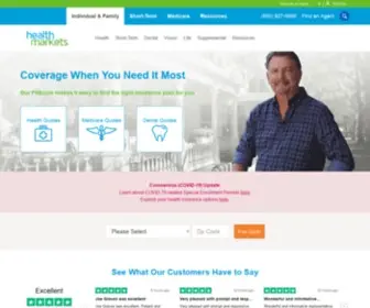 Healthmarkets.com(Your Insurance Marketplace) Screenshot