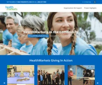 Healthmarkets.org(Your Insurance Marketplace) Screenshot